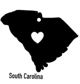 South Carolina State Ornament Cut Metal Sign Wall Decor Metal Sign Metal Art Decorations