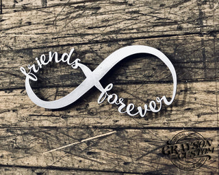 Friends Forever Infinity Sign Wedding Anniversary Housewarming Christmas Gift Housewarming Love Gift Decor Decorations