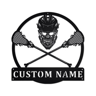 Personalized Lacrosse Metal Sign Lacrosse Lacrosse Metal wall Decor Lacrosse Lover Gift Custom Lacrosse Lacrosse Decorations