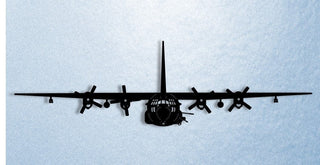 Ac130w Spectre Gunship Aircraft Metal Sign Cut Metal Sign Wall Decor Decorations