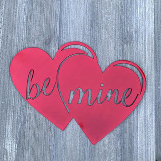 Be Mine Metal Sign Cutout Cut Metal Sign Wall Metal Art Decorations