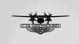 C2a Greyhound (4blade) With Aircrew Wings Carrier Onboard Delivery (cod) Aircraft Metal Sign Cut Metal Sign Wall Decor Decorations