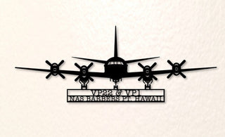 P3 Vp22 & Vp1 Nas Barbers Pt Hawaii Naval Aircraft Metal Sign Cut Metal Sign Wall Decor Decorations