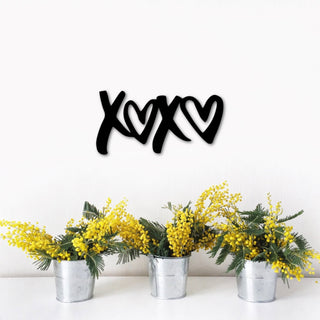 Xoxo Sign Hugs And Kisses Love Decor Valentine's Decor Master Bedroom Decor Heart Metal Word Art Love Sign Gift Decorations