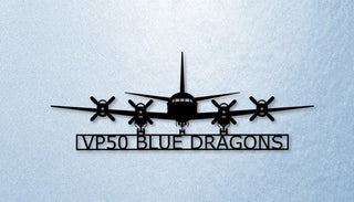 P3 Vp50 Blue Dragons; P3 Orion Naval Aircraft Wall Art. I Can Design With Your Squadron Id. Metal Sign Cut Metal Sign Wall Decor Decorations