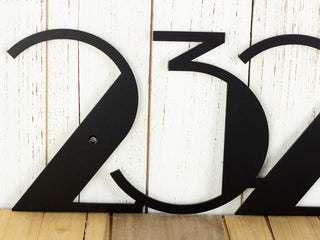 Modern House Number Sign Outdoor Sign Custom House Number House Numbers Address Sign Address Decorations