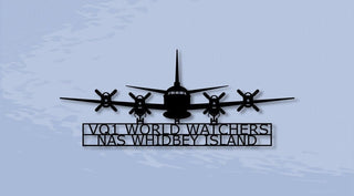 Ep3e Vq1 World Watchers Nas Whidbey Island Metal Sign Cut Metal Sign Wall Decor Decorations