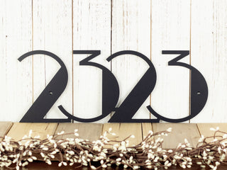 Modern House Number Sign Outdoor Sign Custom House Number House Numbers Address Sign Address Decorations