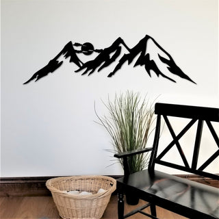 Mountains Mountain Landscape Mural For Nursery Cabin Lake House Mountain Gifts Living Room Master Bedroom Decor Decorations