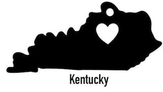 Kentucky State Ornament Cut Metal Sign Wall Decor Metal Sign Metal Art Decorations