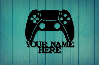 Customizable Controller Gaming Sign Customizable Metal Sign Personalized Gaming Decoration Decorations