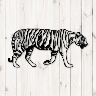 Metal Laser Cut Tiger Metal Tiger Wallart Decorations