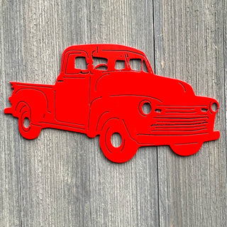 Classic Chevy Pickup Metal Sign Cutout Cut Metal Sign Wall Metal Art Decorations