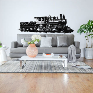 Metal Wall Decor Vintage Train Decor Home Kids Room Decoration Wall Hangings Metal Train Sign Metal Train Art Decorations