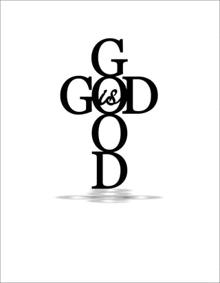 God Is Good Cross Sign Love And Faith Entryway Decor Bathroom Wall Decor Living Room Decor Christmas Decorations