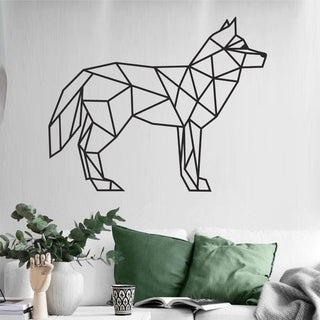 Geometric Fox Metal Fox Wall Decor Home Office Decoration Wildlife Lover Gift Wall Hangings Fox Sign Decorations