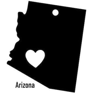 Arizona State Ornament Cut Metal Sign Wall Decor Metal Sign Metal Art Decorations