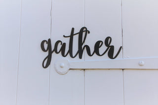 Gather Metal Word Country Decoration Decorations