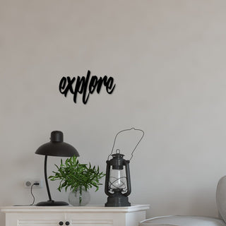 Explore Sign Travel Sign Adventure Decor Travel Gift Explore Decor Metal Wall Words For The Wall Memory Decor Decorations