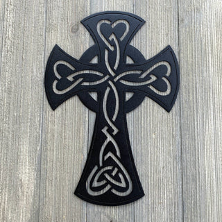 Celtic Cross Metal Sign Cutout Cut Metal Sign Wall Metal Art Decorations