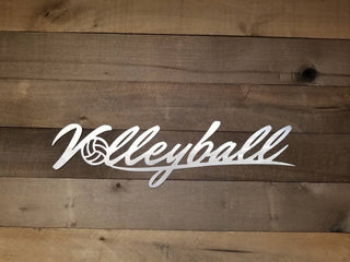 Volleyball Sign Volleyball Decor Love Volleyball Metal Sports Sign Sports Decor Volleyball Coach's Gift Decorations