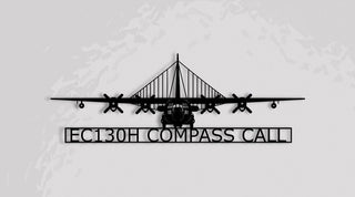 Ec130h Hercules Compass Call Electronic Warfare Metal Sign Cut Metal Sign Wall Decor Decorations