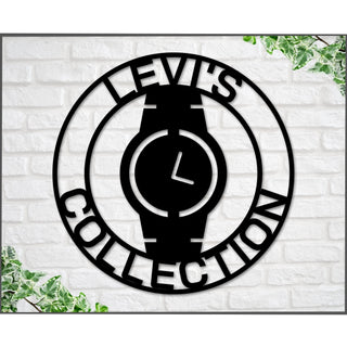 Watch Collection Sign Luxury Watch Decor Wrist Watch Sign Watch Lover Gift Wrist Watch Metal Sign Watch Collector Gift Watch Box Sign Decorations