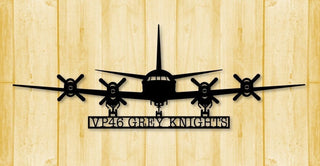 P3 Vp46 Grey Knights P3 Orion Naval Aircraft Metal Sign Cut Metal Sign Wall Decor Decorations