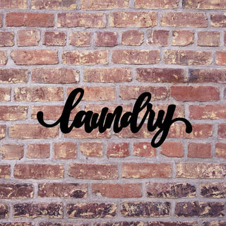 Laundry Sign Cut Metal Sign Wall Decor Metal Sign Metal Art Decorations