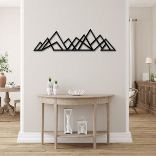 Mountain Mountain Mountain Landscape Nature Mountain Metal Decor Hill Metal Decor Decorations