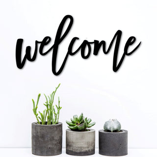 Outdoor Welcome Sign Metal Welcome Sign For Porch Housewarming Gift Realtor Closing Gift Indoor Word Art Wedding Welcome Sign Decorations