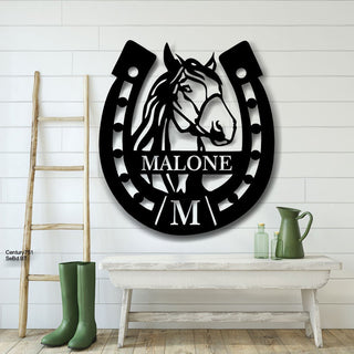 Horse Farm Metal Sign Custom Metal Sign For Farm Sign For Barn Horse Wall Decor Metal Sign For A Ranch Horse Ranch Sign Horse Farm Sign Decorations