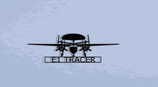 E1 Tracer Early Warning Aircraft Metal Sign Cut Metal Sign Wall Decor Decorations