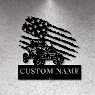 Personalized Atv Sign Custom Metal Sign Gift For Dad Personalized Sign Metal Sign Gift For Atv Lover Atv Gifts Decorations