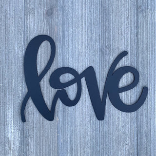 Love Metal Sign Cutout Cut Metal Sign Wall Metal Art Decorations