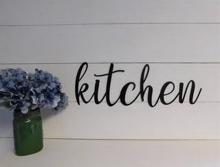 Kitchen Sign Metal Kitchen Sign Rustic Word Art Sign Metal Signs Kitchen Signs Decorations