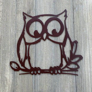 Owl Metal Sign Cutout Cut Metal Sign Wall Metal Art Decorations