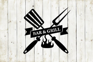 Metal Bar And Grill Bar Sign For Your Patio Beach Pool Or Coastal Patio Man Cave Vacation Housewarming Gift Grill Sign Decorations