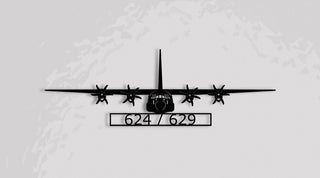 C130j Hercules 624 629 Aircraft Metal Sign Cut Metal Sign Wall Decor Decorations