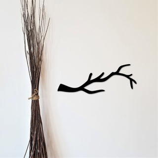 Tree Branch Metal Rustic Decor Tree Decor Metal Branch Hanging Nature Decor Metal Wall Accents Single Tree Branch Decorations