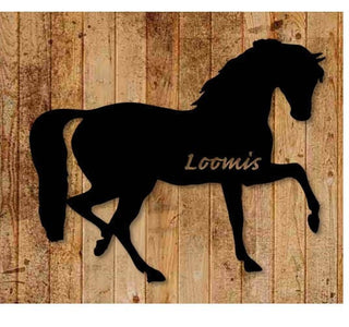 Horse Put Your Name On This Horse Metal Sign Cut Metal Sign Wall Decor Decorations