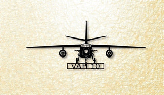 A3 Skywarrior Vah10heavy Attack Warfare Metal Sign Cut Metal Sign Wall Decor Decorations