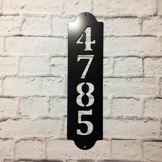 Modern Home Address Plaque Cut Metal Sign Metal House Sign Decorations