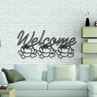 Welcome Living Room Welcome Wall Signs Metal Letters Metal Wall Decor Wall Hanging Housewarming Gift Outdoor Metal Sign Decorations