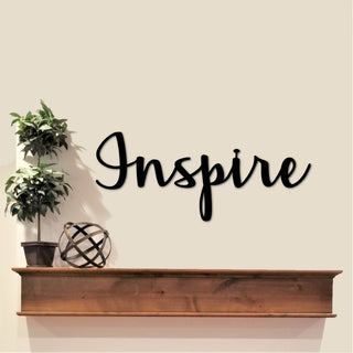 Inspire Sign Metal Wall Decor Inspire Gifts Inspirational Wall Quote Inspire Handmade Sign Inspire Me Decor For Wall Decorations