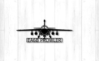 Ea6b Prowler Naval Marine Corps Electronicwarfare Aircraft Metal Sign Cut Metal Sign Wall Decor Decorations