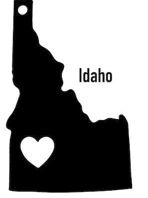 Idaho State Ornament Cut Metal Sign Wall Decor Metal Sign Metal Art Decorations