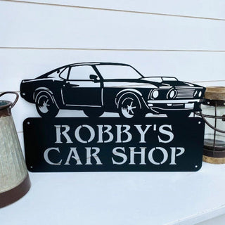 Custom Car Sign You Pick Year/ Makemodel Rectangular Style Decorations