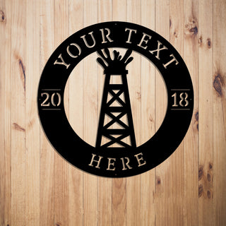 Oil Drilling Rig Sign Oilfield Decor Pump Jack Wyoming Decor Derrick Midwest Art Man Cave Decor Oil Pump Jack Decorations