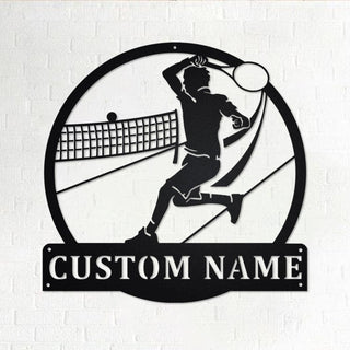 Custom Tennis Male Personalized Tennis Name Sign Decoration For Room Tennis Custom Tennis Tennis Lover Gift Decorations